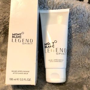 Mont Blanc Legend Spirit 3.3 oz after shave Brand New 100% authentic